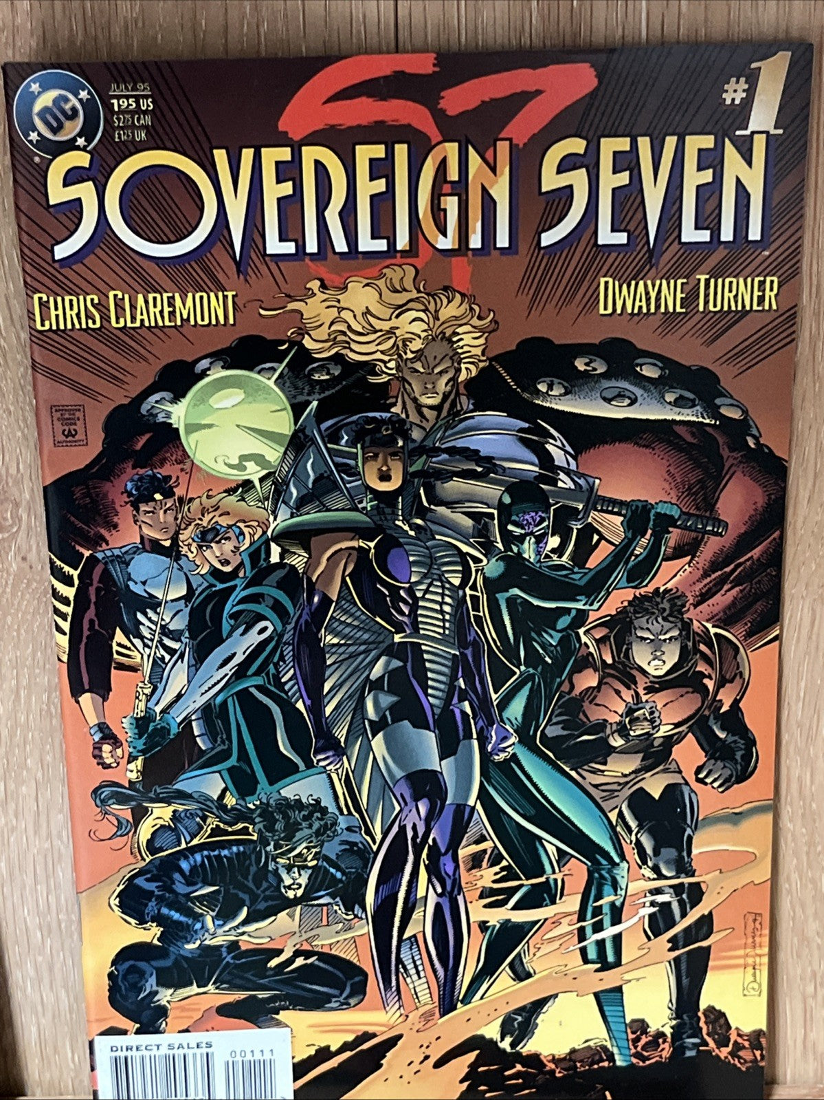Sovereign Seven S7 DC Comic Books #1 #2 #3 #4 1995 Lot of 4
