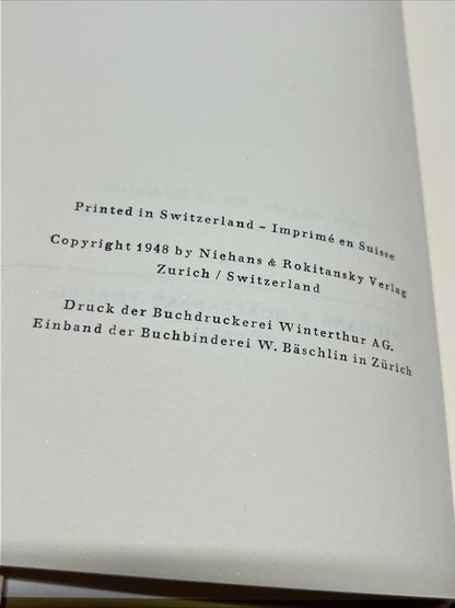 Rainer Maria Rilke Katharina Kippenberg Ein Beitrag. 1st Edition 1948