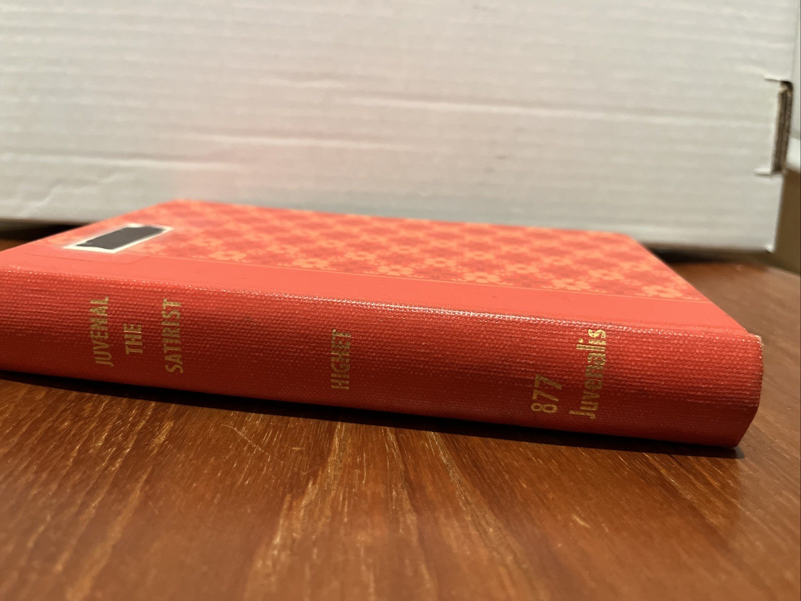 Juvenal the Satirist by Gilbert Highet - 1961 2nd Edition HC/No DJ