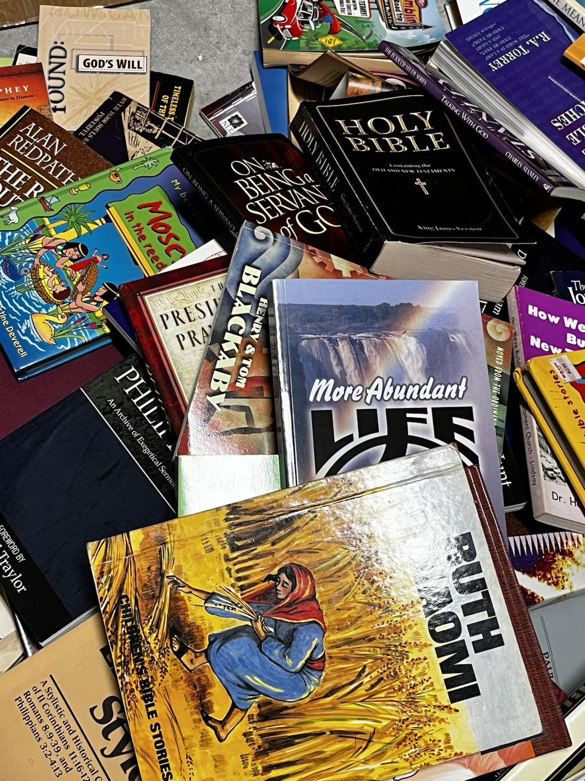 Lot of 20 Christian Prayer Bible Jesus Christ Stories Religion Book RANDOM*MIX