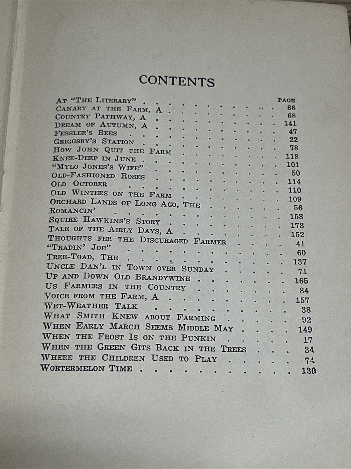 Riley Farm Rhymes Book 1921 James Whitcomb Riley