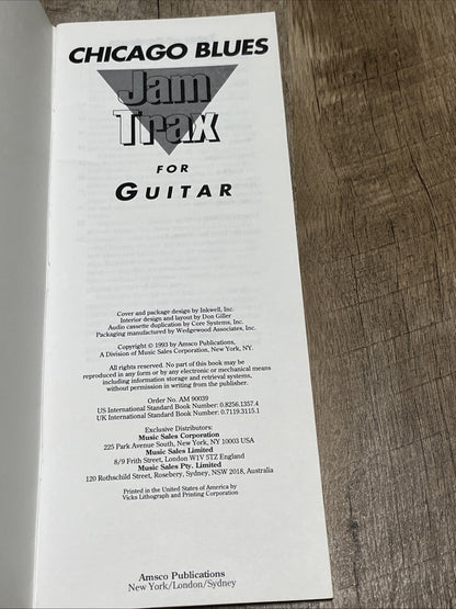 Chicago Blues JAM TRAX FOR GUITAR with Ralph Agresta & Gut Bucket Band ( Bk Only