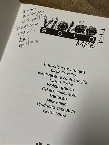 Violao Solo Vol. 1 MPB Diogo Carvalho, Ulisses Rocha Apresenta ( Portuguese)