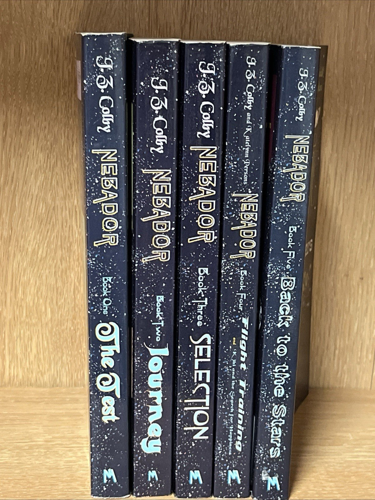 Nebador Books 1 - 5 By J.Z. Colby The Test, Journey, Selection.. SIGNED COPY