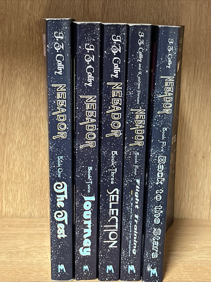 Nebador Books 1 - 5 By J.Z. Colby The Test, Journey, Selection.. SIGNED COPY