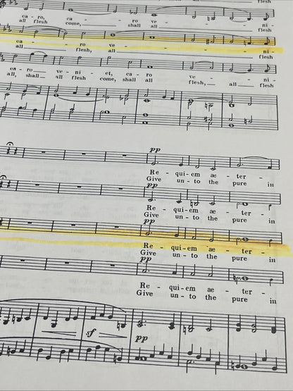 Luigi Cherubini: Requiem Mass in C Minor For Chorus & Orchestra With Latin & Eng