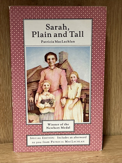 Sarah Plain and Tall INSCRIBED & SIGNED Patricia MacLachlan Newbery Medal Winner