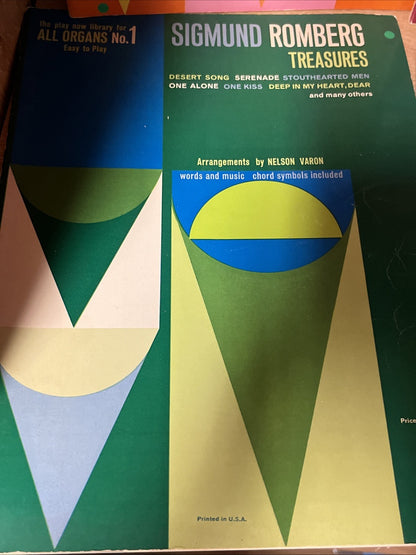 All Organ: Nelson Varon's Vintage Organ Music Sheet Vol  No. 1, 2 3, 5, 6, 7, 10