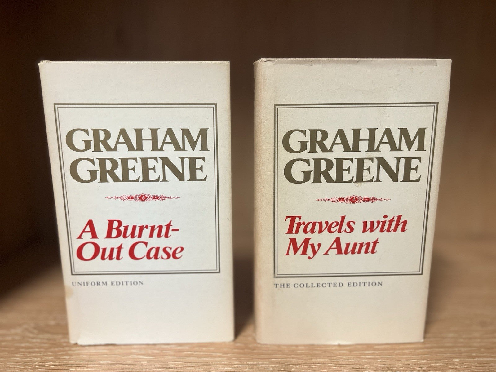 Graham Greene Lot of 2 - A Burnt Out Case & Travel With My Aunt