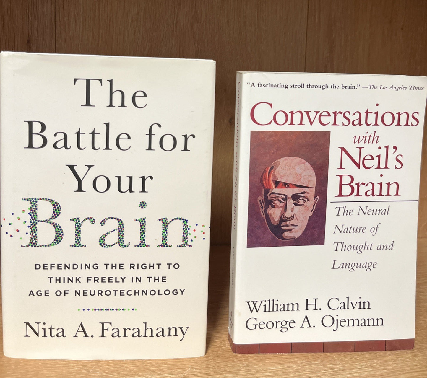 Brain Book Lot 2 The Battle For Your Brain & Conversations With The Neil’s Brain