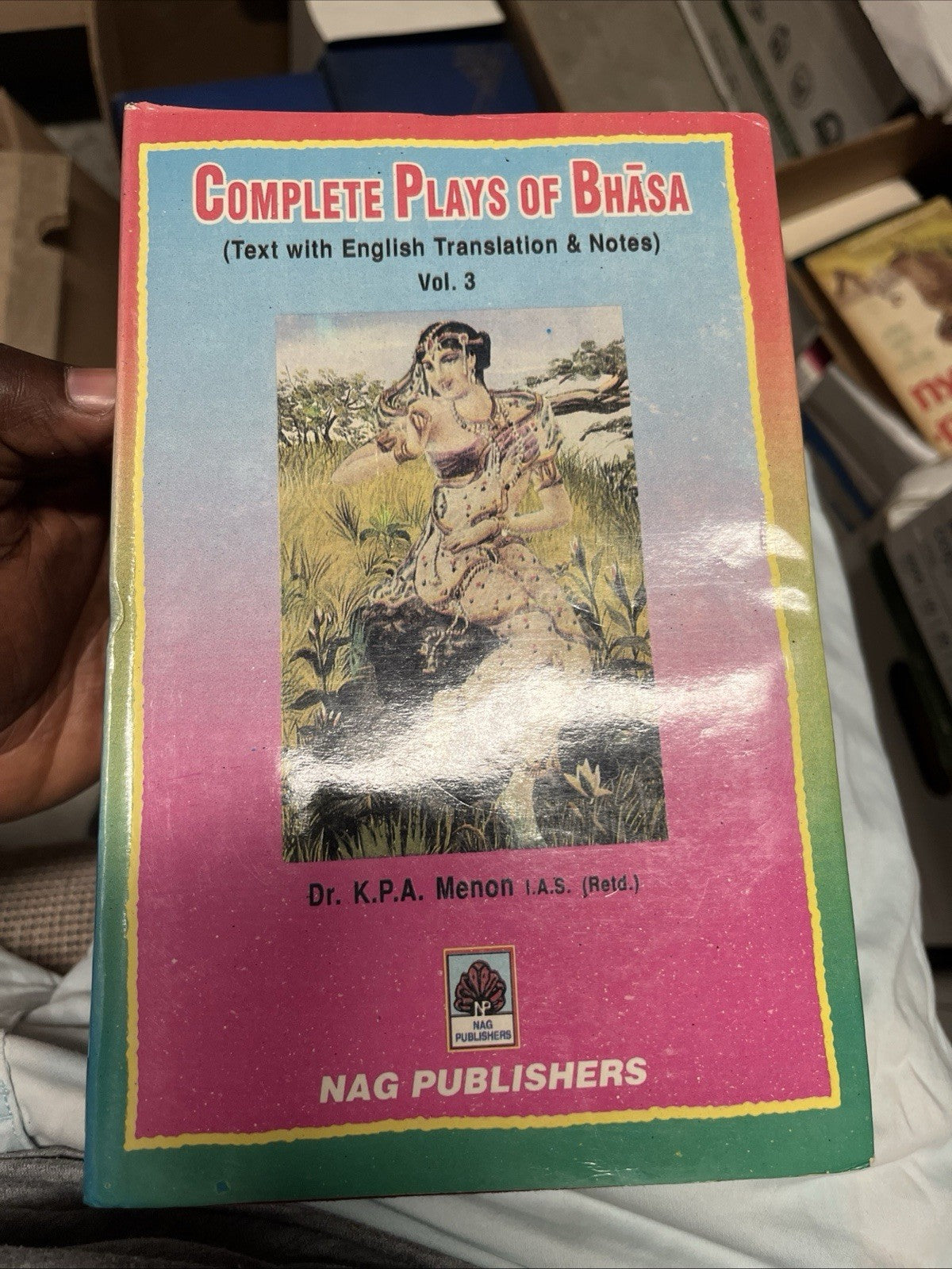 Complete Plays Of Bhasa 3 Volume Set By Dr Menon
