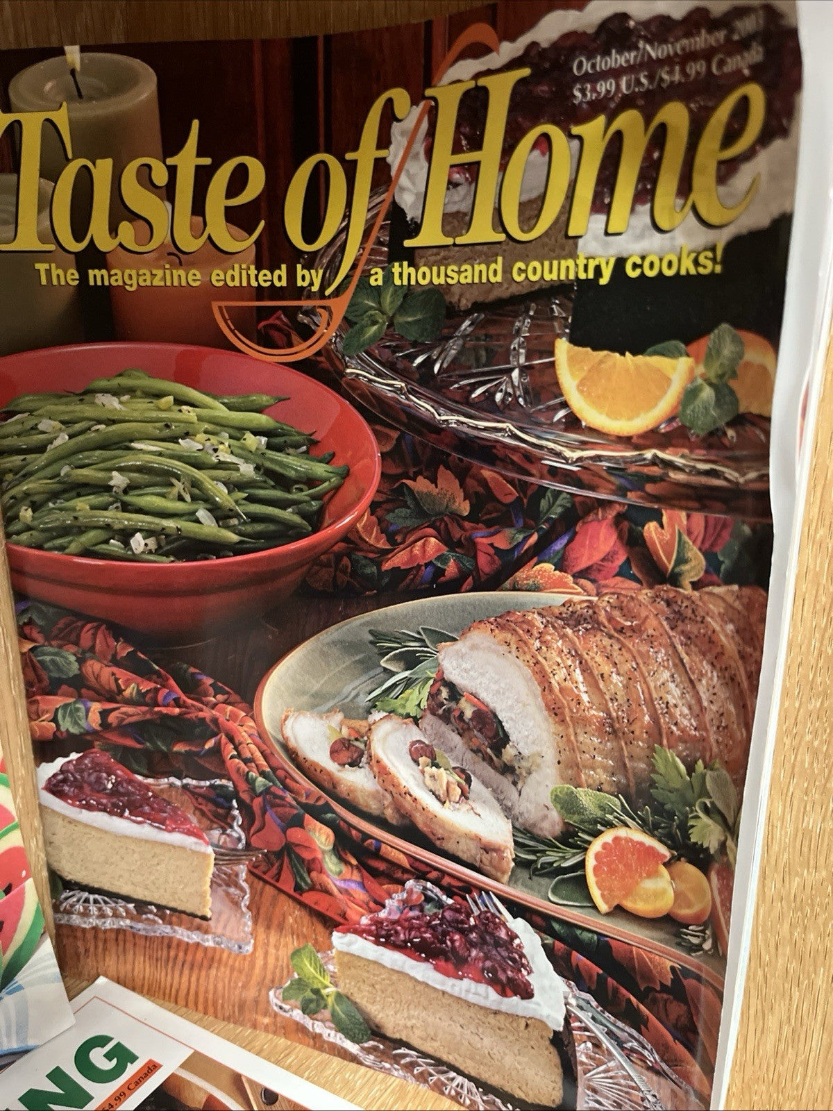 Lot of 4 Taste of Home Quick Cooking & Eating Well Magazine Back Issues