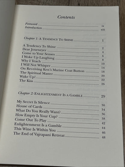 MY SECRET IS SILENCE: POETRY AND SAYINGS OF ADYASHANTI **Good**