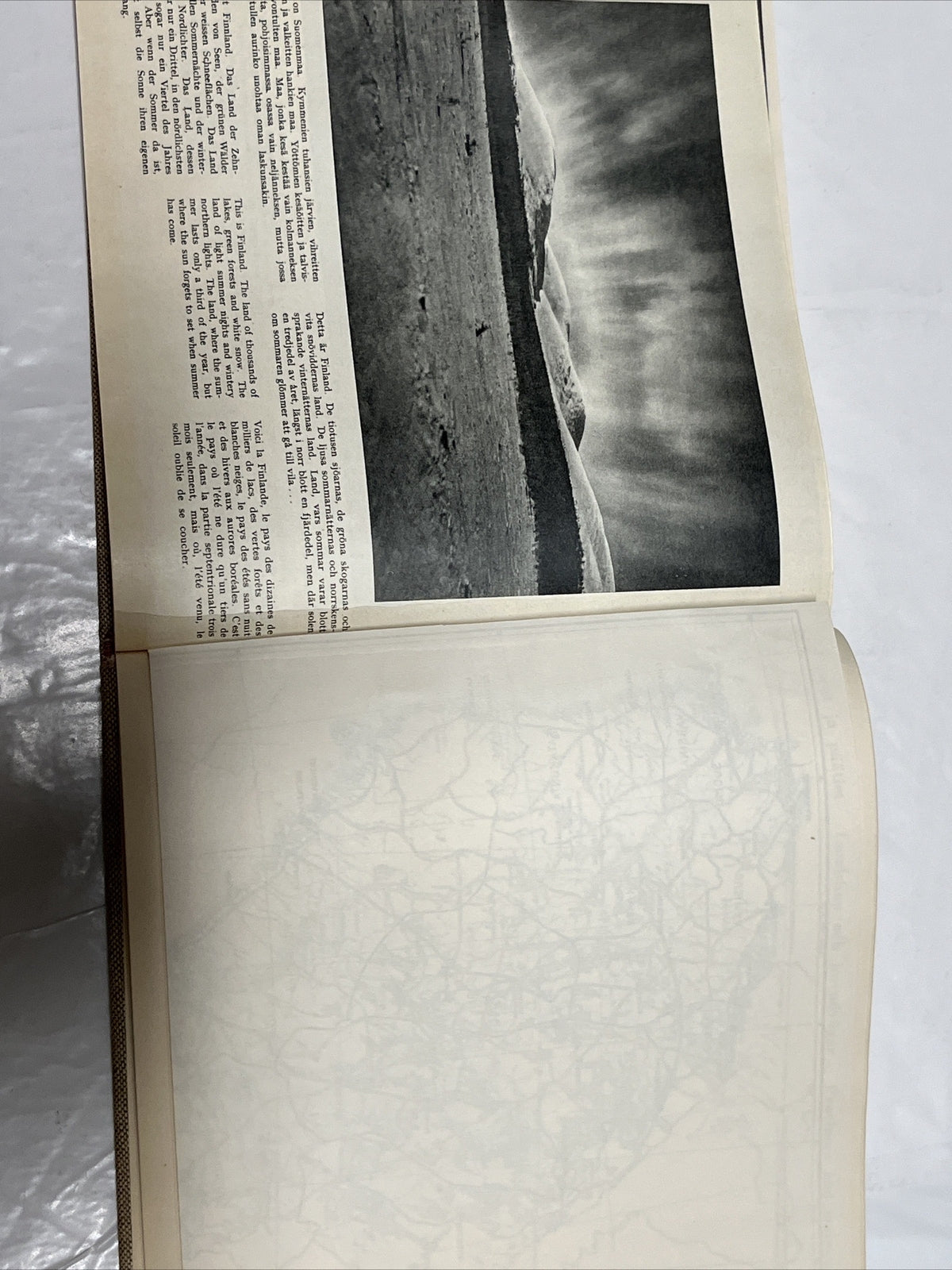 Matti Poutvaara Suomi Finland - 1953 with Maps