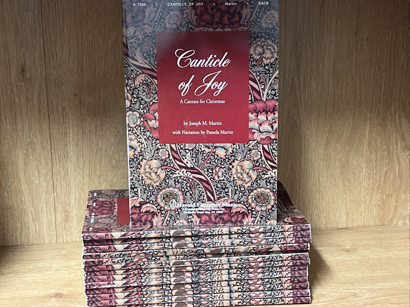 Lot Of 15 Shawnee Press Canticle of Joy SATB composed by Joseph M. Martin