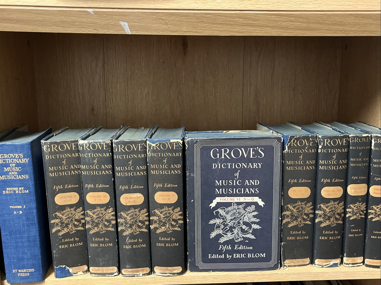 Grove Dictionary of Music and Musicians 5th Ed Complete Set Vol 1 - 10 (A — Z)