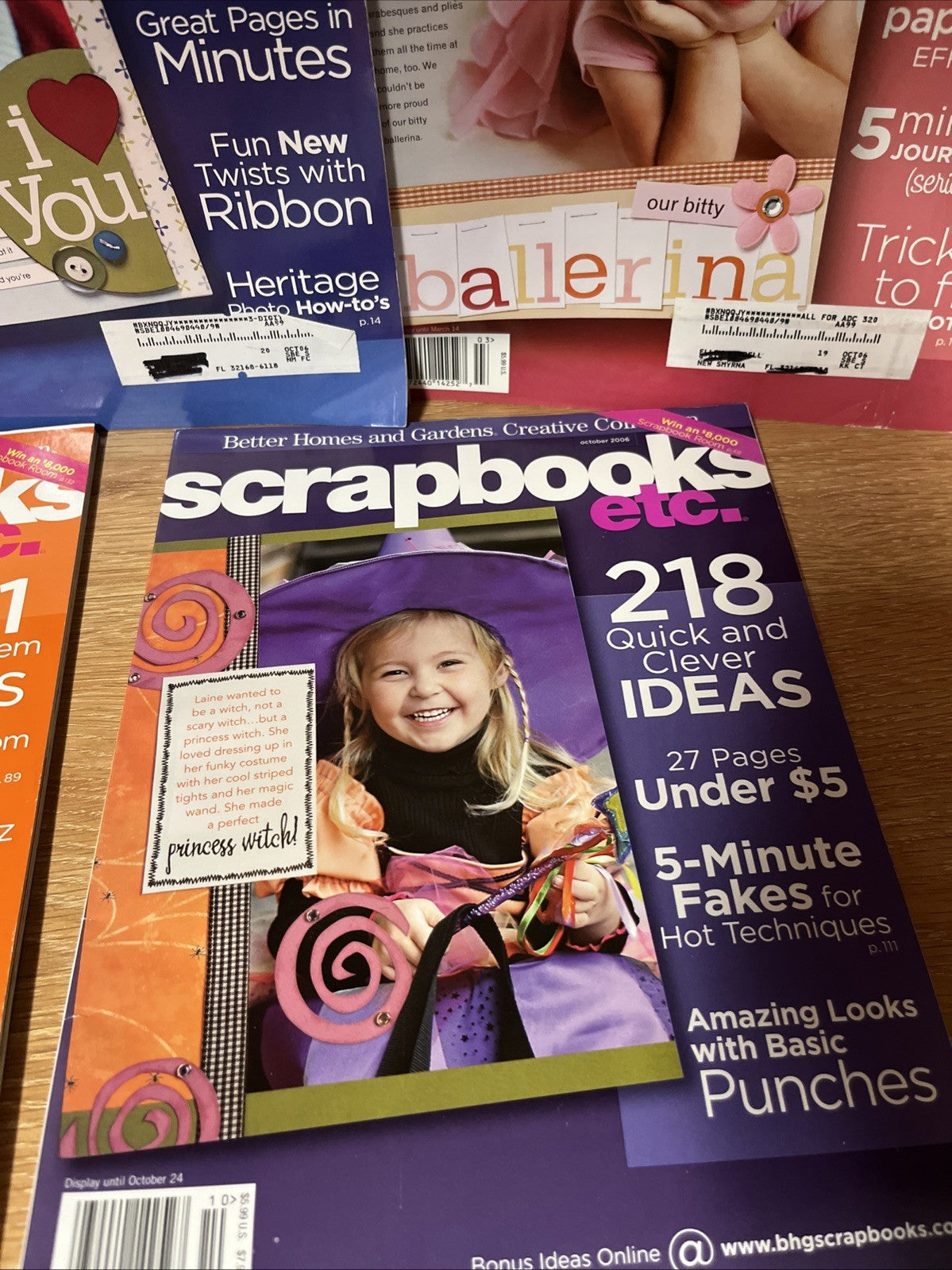 Children Magazine Scrapbooks etc Magazine 6 Lot  2006 Better Homes & Gardens Cre