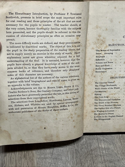 MCGUFFEY'S NEW FIFTH READER SELECTED AND ORIGINAL By William H.