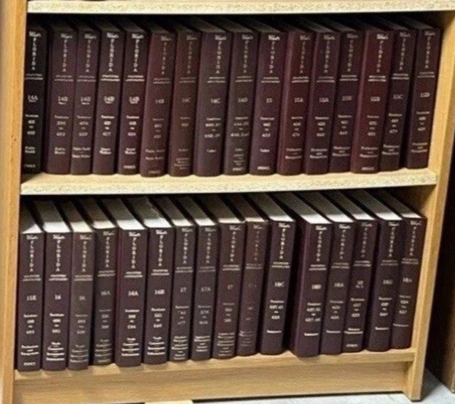 Lot of 25 Law Decorating Brown Hardcover Books