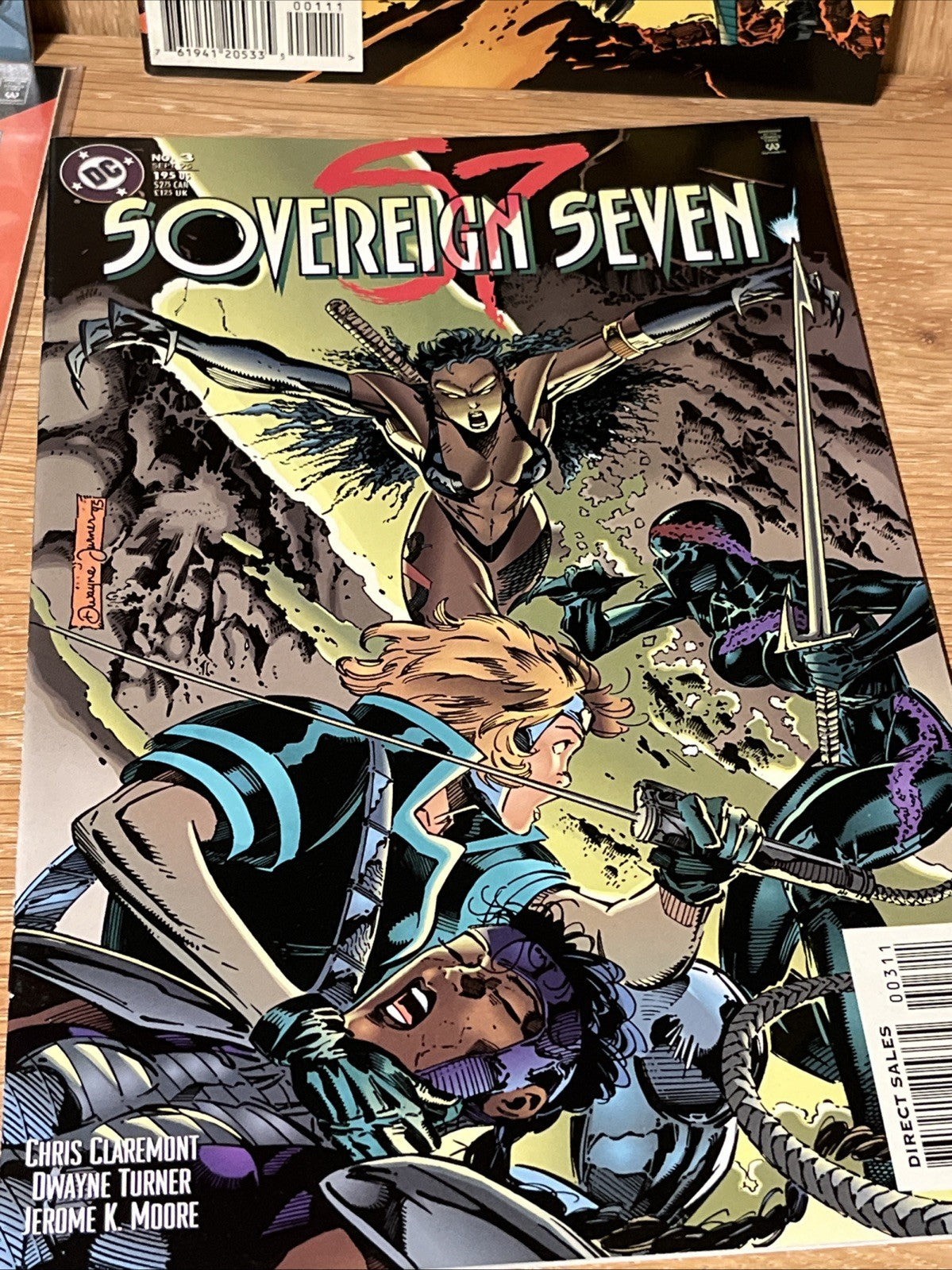 Sovereign Seven S7 DC Comic Books #1 #2 #3 #4 1995 Lot of 4