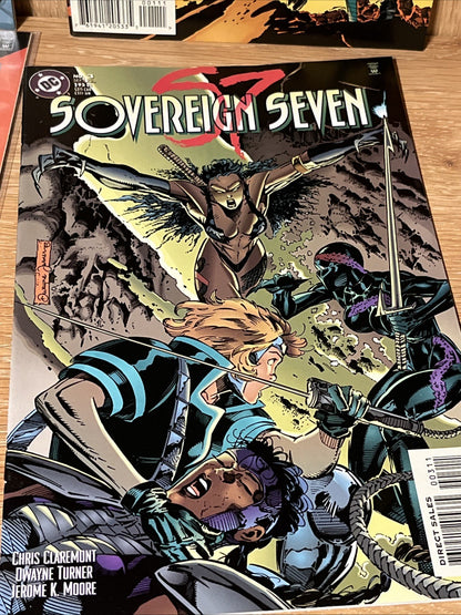 Sovereign Seven S7 DC Comic Books #1 #2 #3 #4 1995 Lot of 4