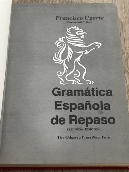 Gramatica Espanola De Repaso - Francisco Ugarte (Hardcover, 1958)