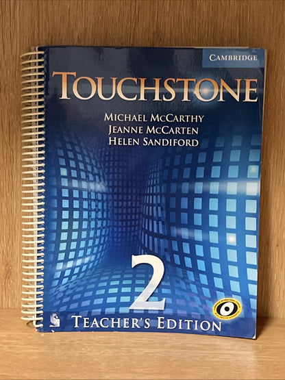Touchstone Teacher's Edition 2 Teachers Book with Audio Cd by Michael McCarthy