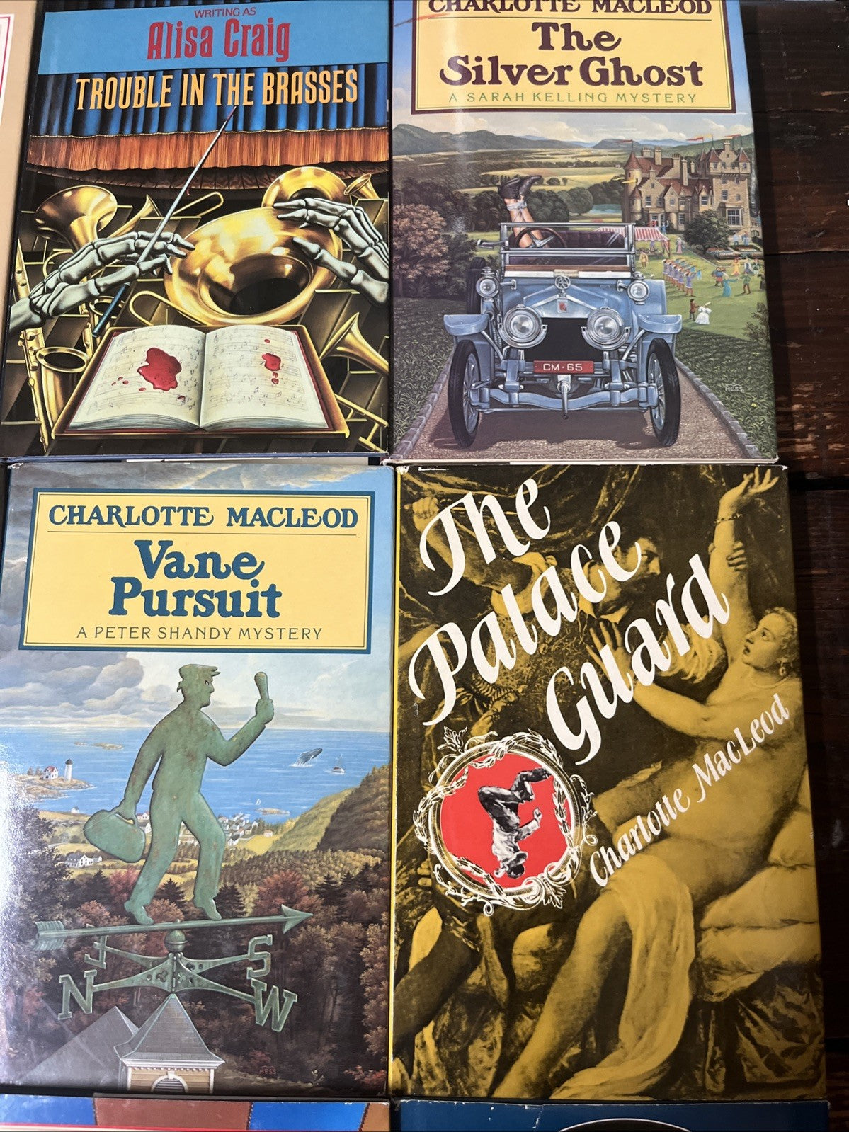 charlotte macleod lot Mystery Novels,12 Hardcover Book Lot