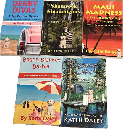 Kathi Daley lot of 5, A Zoe Donovan Mystery