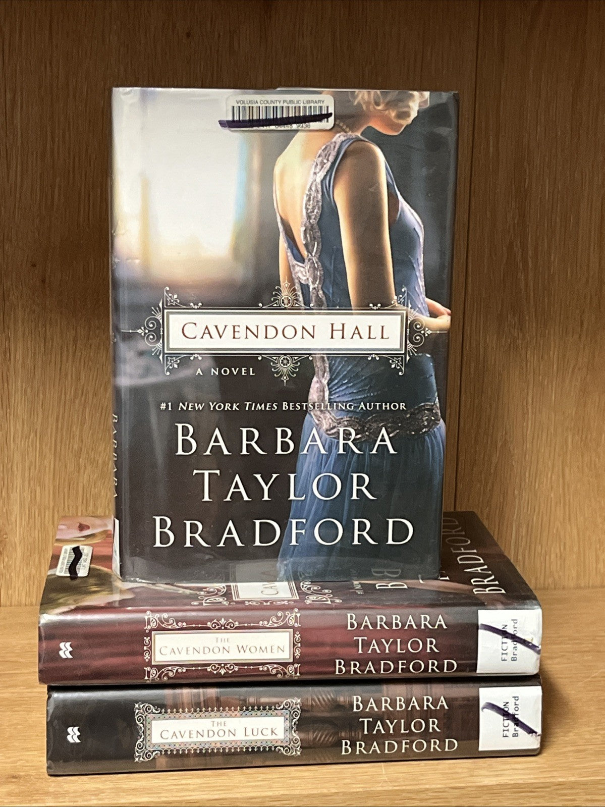 Barbara Taylor Bradford Book Lot 3 Hardcover The Cavendon Woman ,Cavendon Luck..