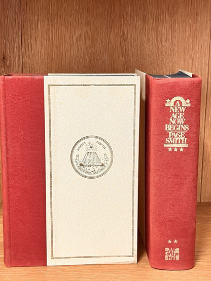 A New Age Now Behind By Page Smith Volume 1 and 2 HC 1976