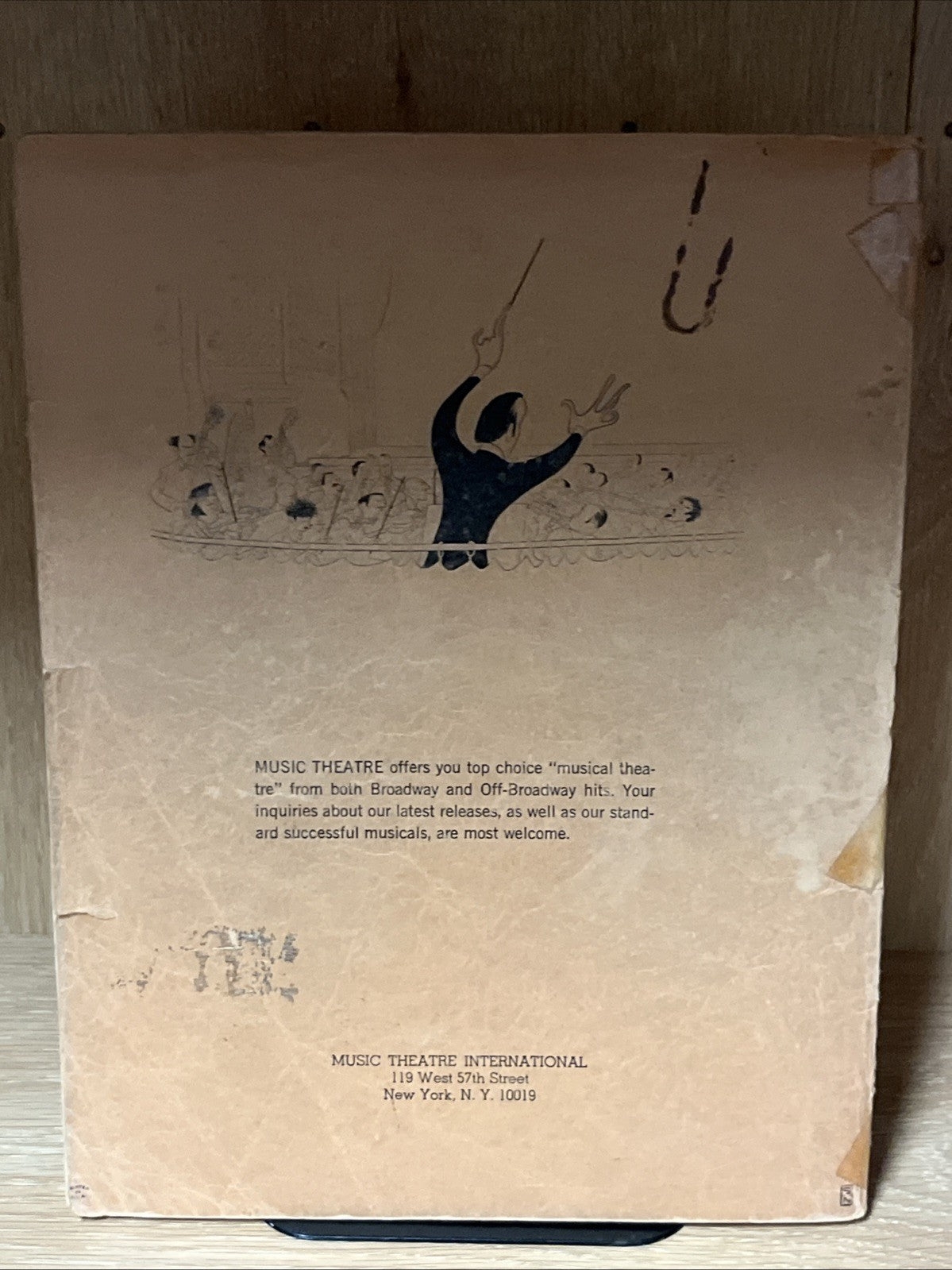 Fiddler On The Roof Director’s Script Harold Prince Music Theatre Pamphlet