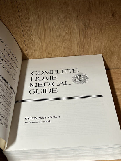 The Columbia University College of Physicians and Surgeons Complete Home Medical