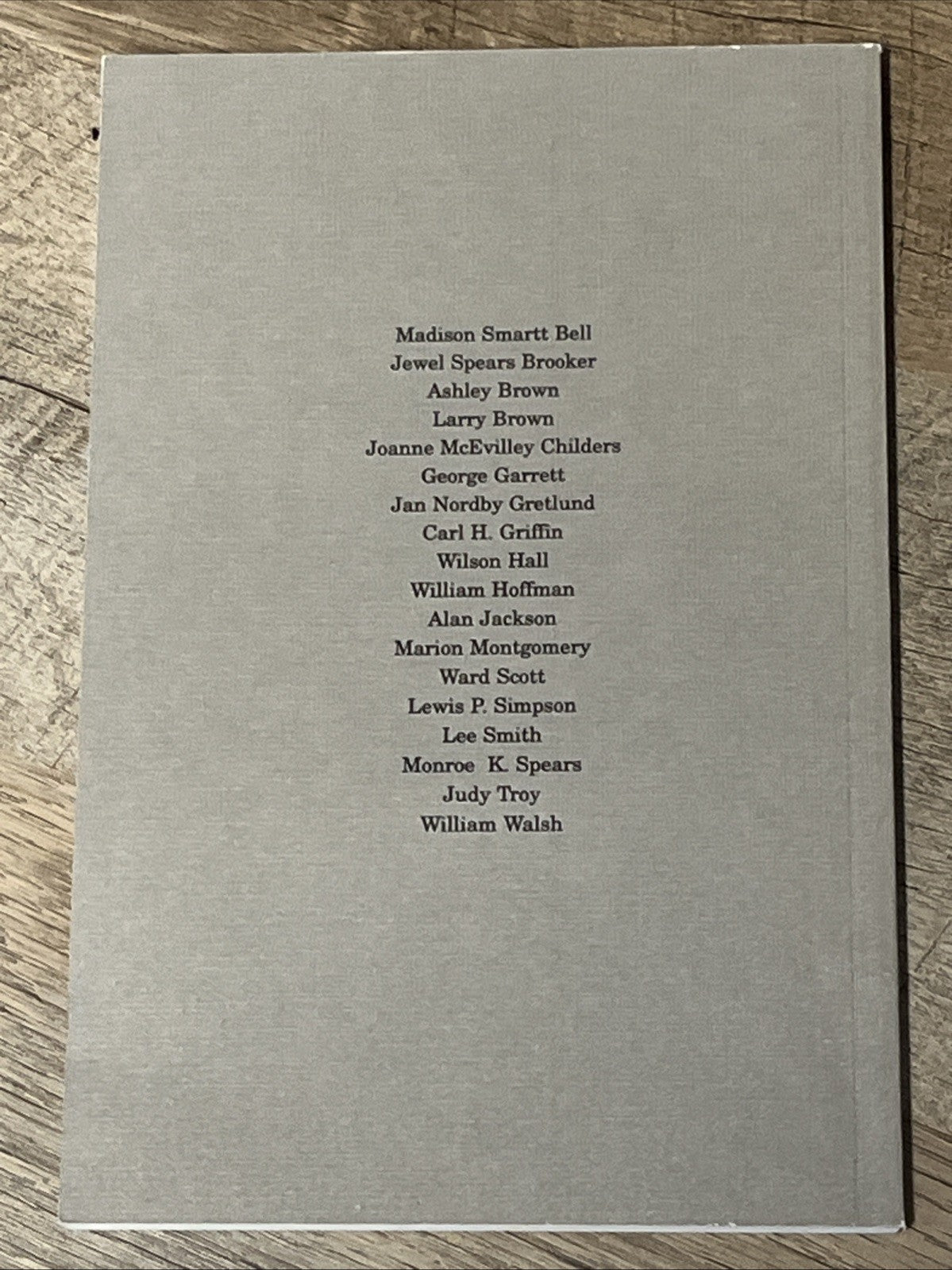 Chattahoochee Review: SIGNED Madison Jones Vol 7 #1 Fall 1996 The DeKalb College