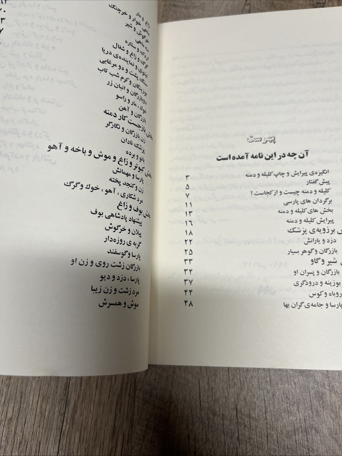 Kalila O Demna The Association for Preservation of Persian Language And Culture 