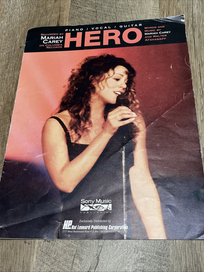 Hero Sheet Music Piano Vocal Guitar Piano Vocal Mariah Carey