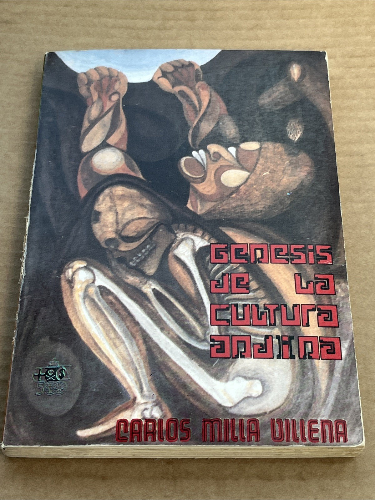 Carlos Milla Villena Genesis De La Cultura Andina por(Peru 1992) RARE