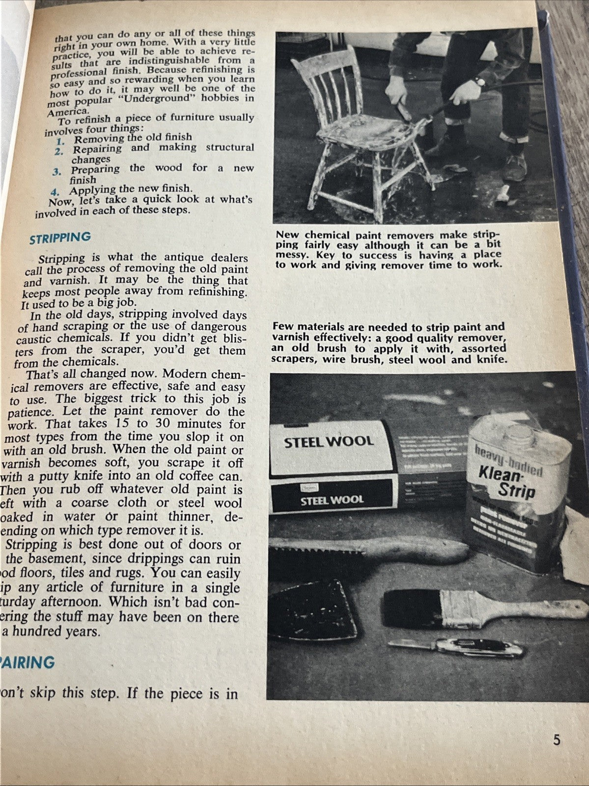 The Practical Handbook of Furniture Refinishing Restyling Repair John H. Savage