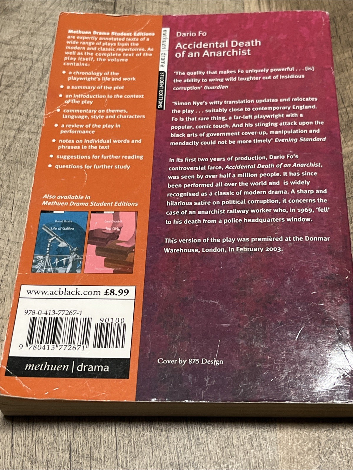 Dario Fo Translated By Simon Nye Accidental Death of an Anarchist…