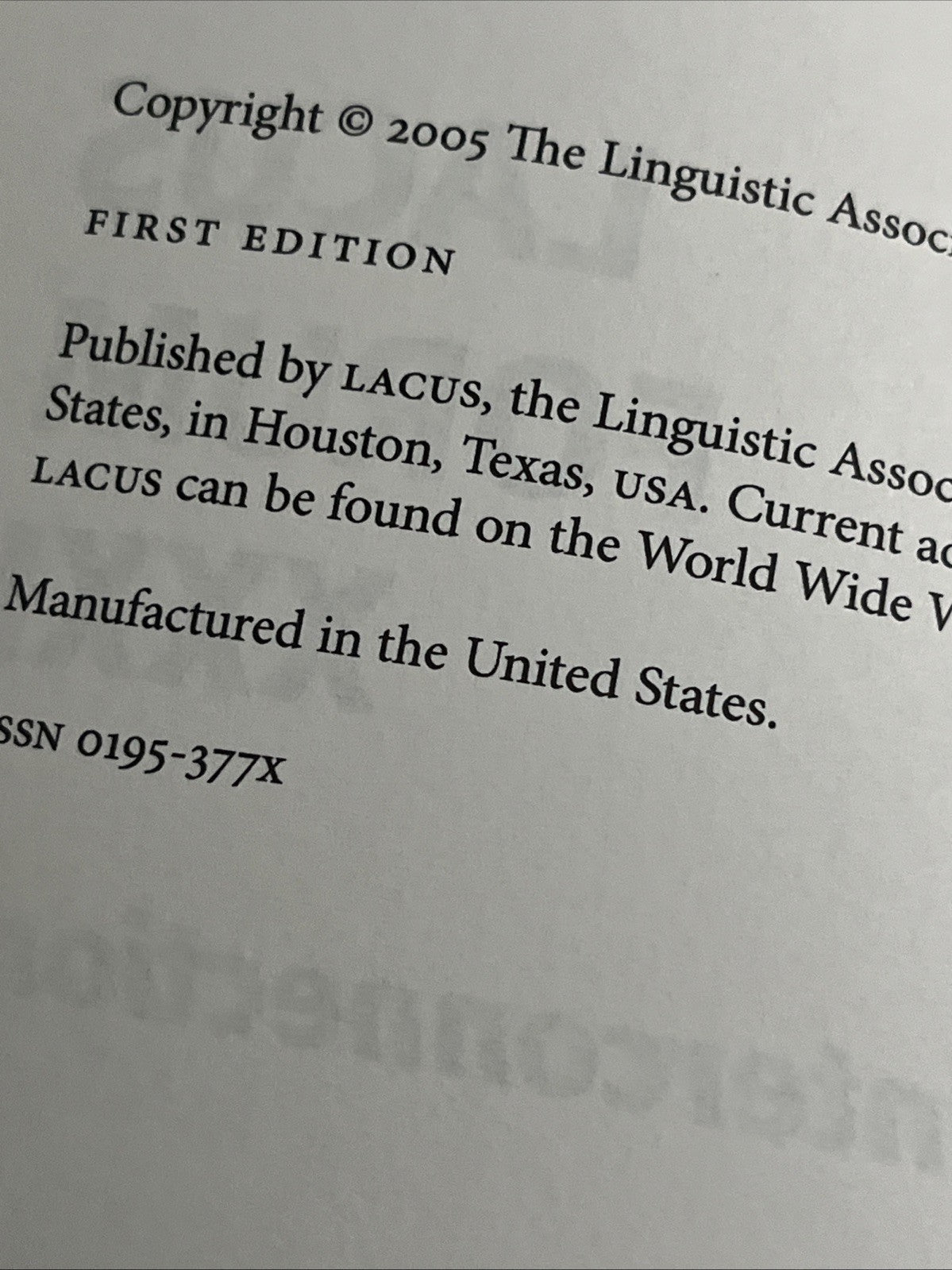 LACUS Forum XXXI: Interconnections