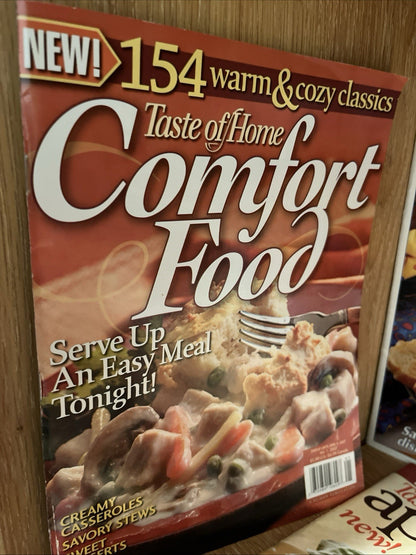 Lot of 4 Taste of Home Quick Cooking & Eating Well Magazine Back Issues