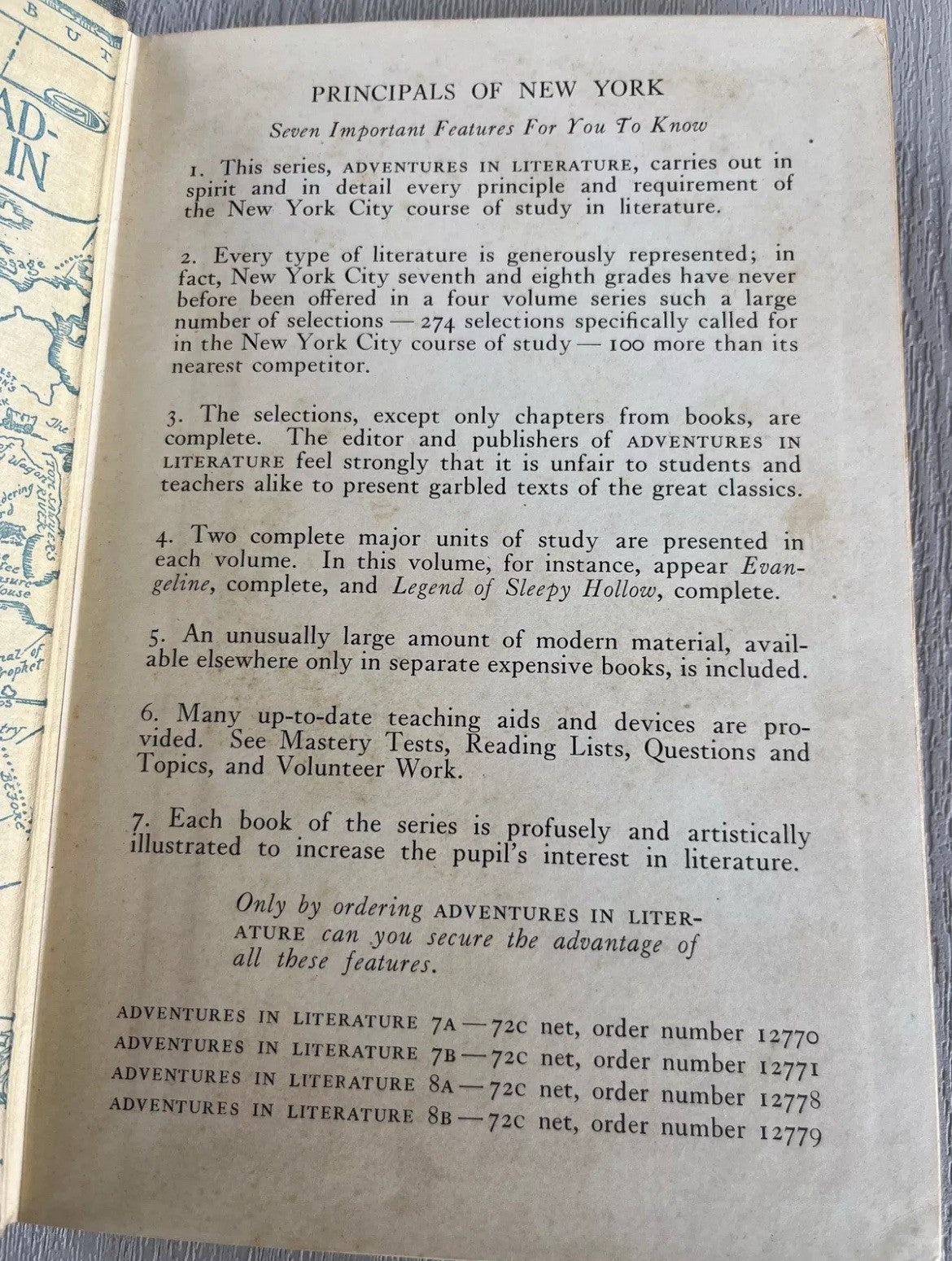 Adventures in Literature Grade By Jacob m Ross, PH.D 1928 Rare Book