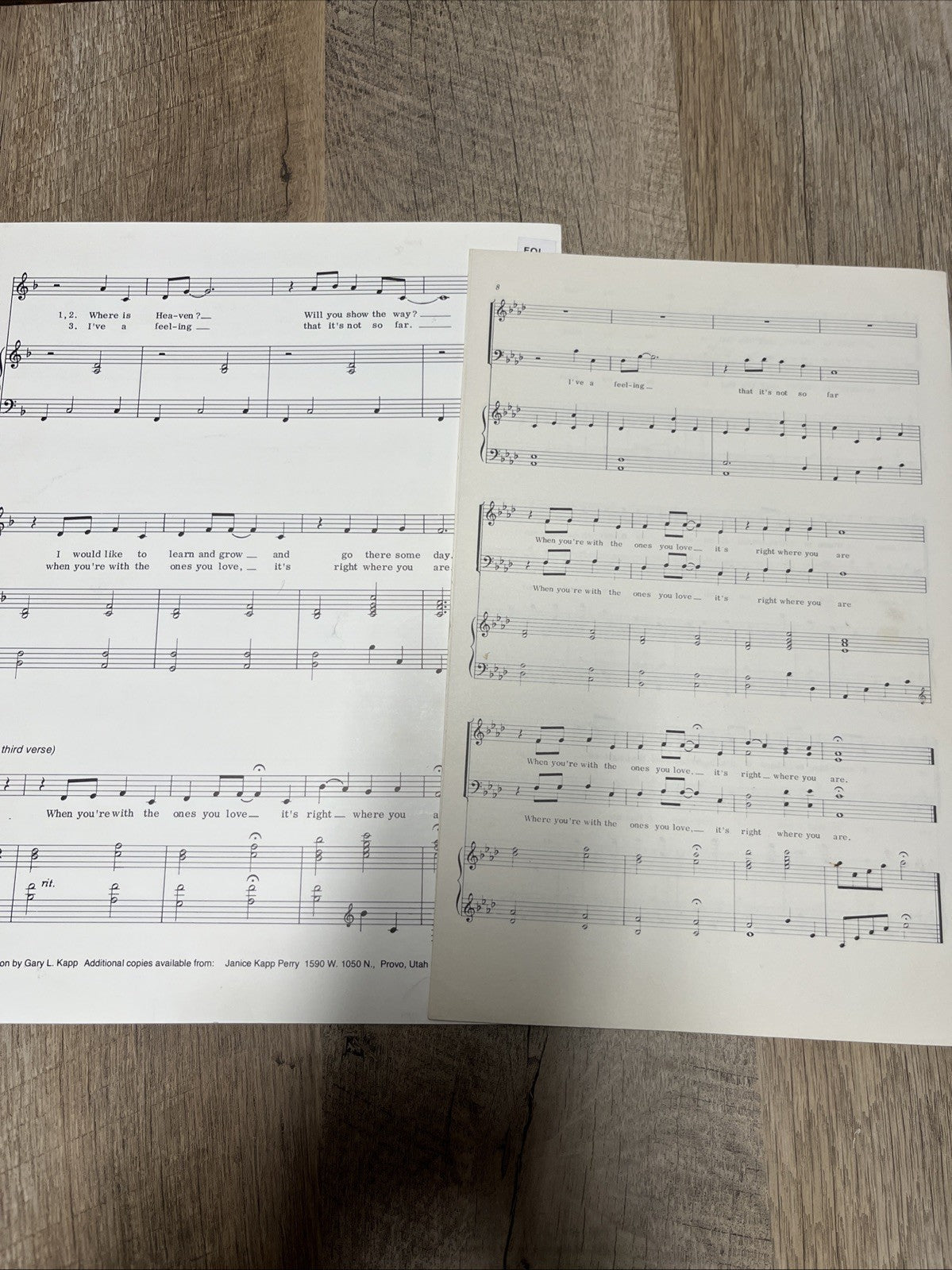 Janice Kapp Perry Where is Heaven Words & Music 1977