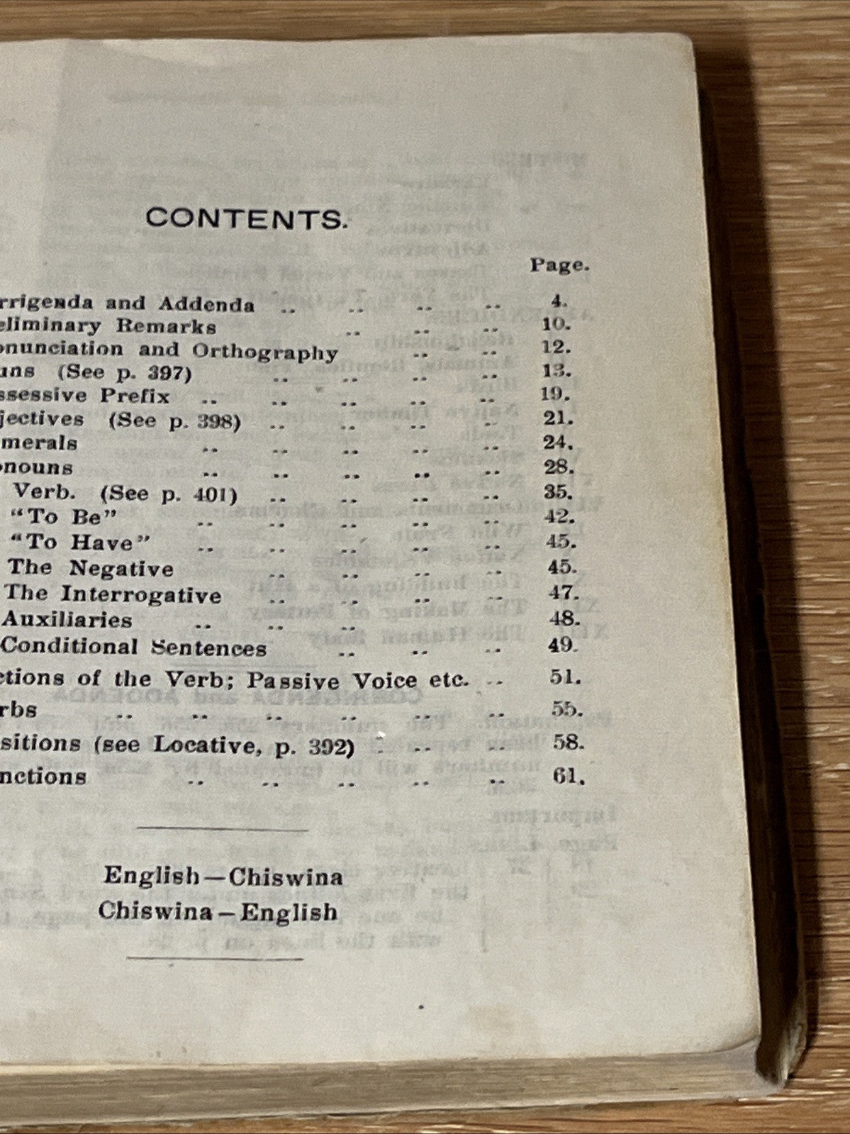 Chiswina Grammar with English-Chiswina Dictionary & Chiswina-English Vocabu 1927