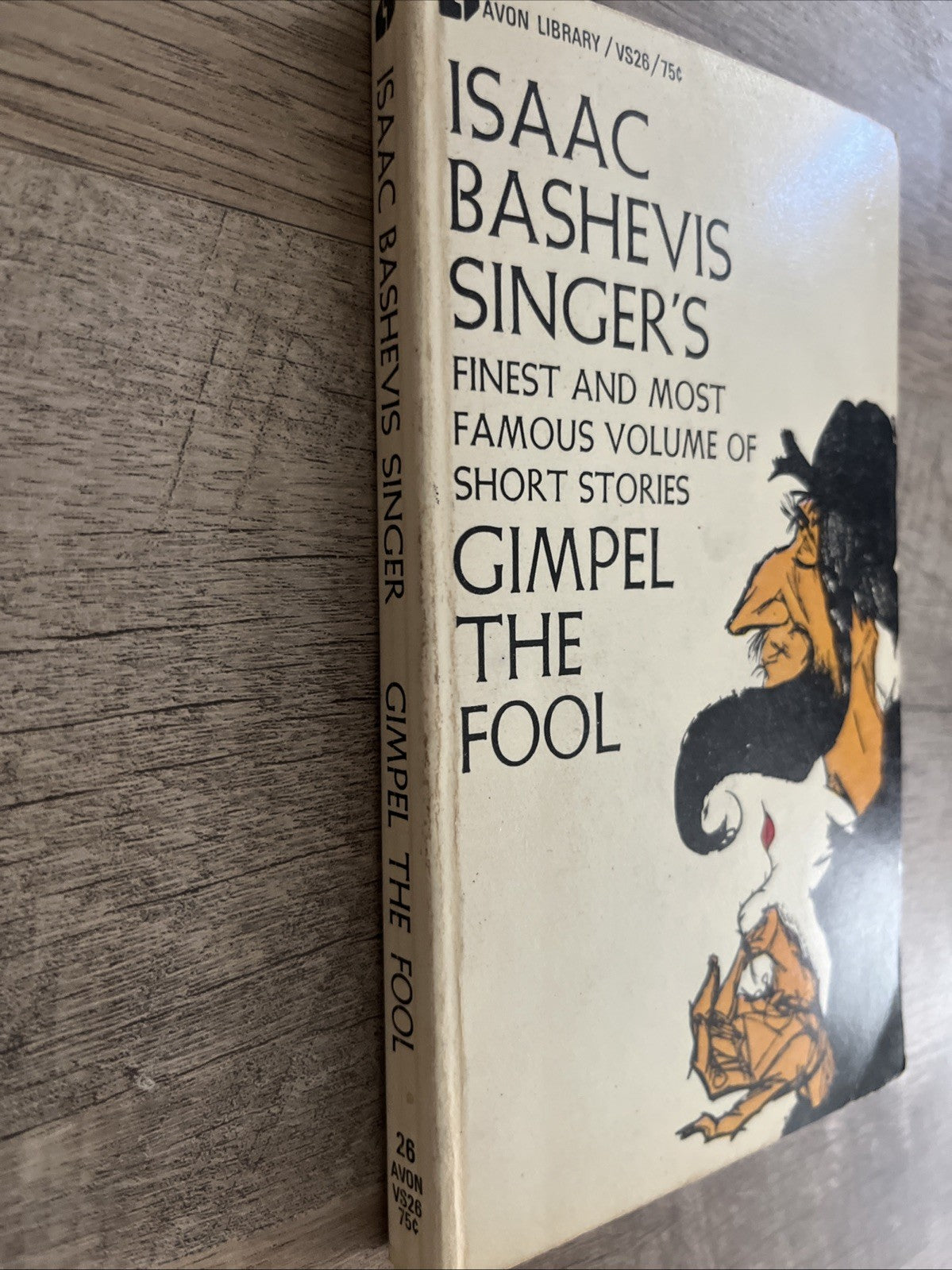 Isaac Bashevis Singer's Volume of Short Stories Gimpel the Fool 1969 Softcover