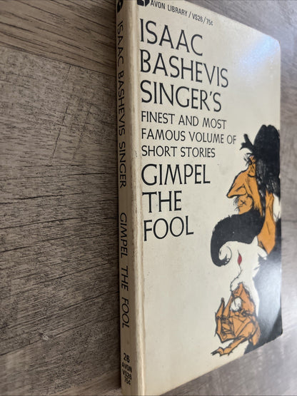 Isaac Bashevis Singer's Volume of Short Stories Gimpel the Fool 1969 Softcover
