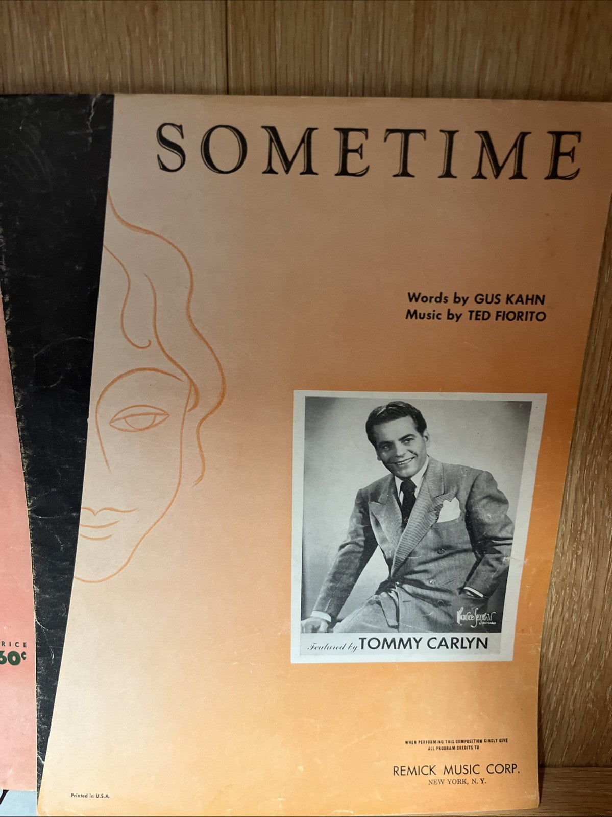 Vintage Music Sheet Lot of 9 (1925,1926,1927, 1928, 1932, 1939, 1943, 1951, 1978