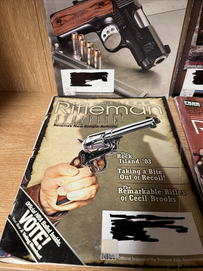 american rifleman magazine lot 4 Vintage American  Hunting NRA 2004/2005