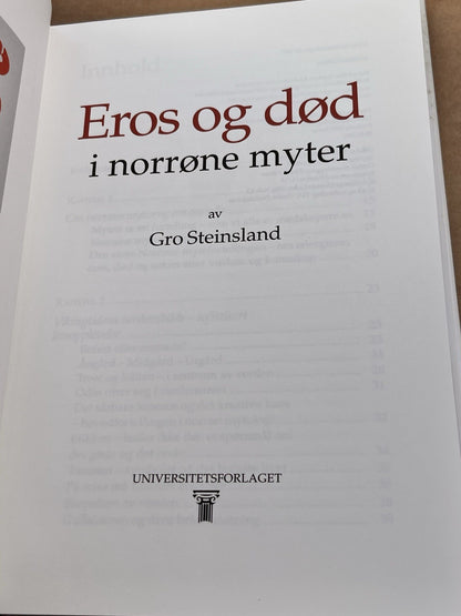 Eros og død i norrøne myter (Eros and Death in Norse Myths), by Gro Steinsland