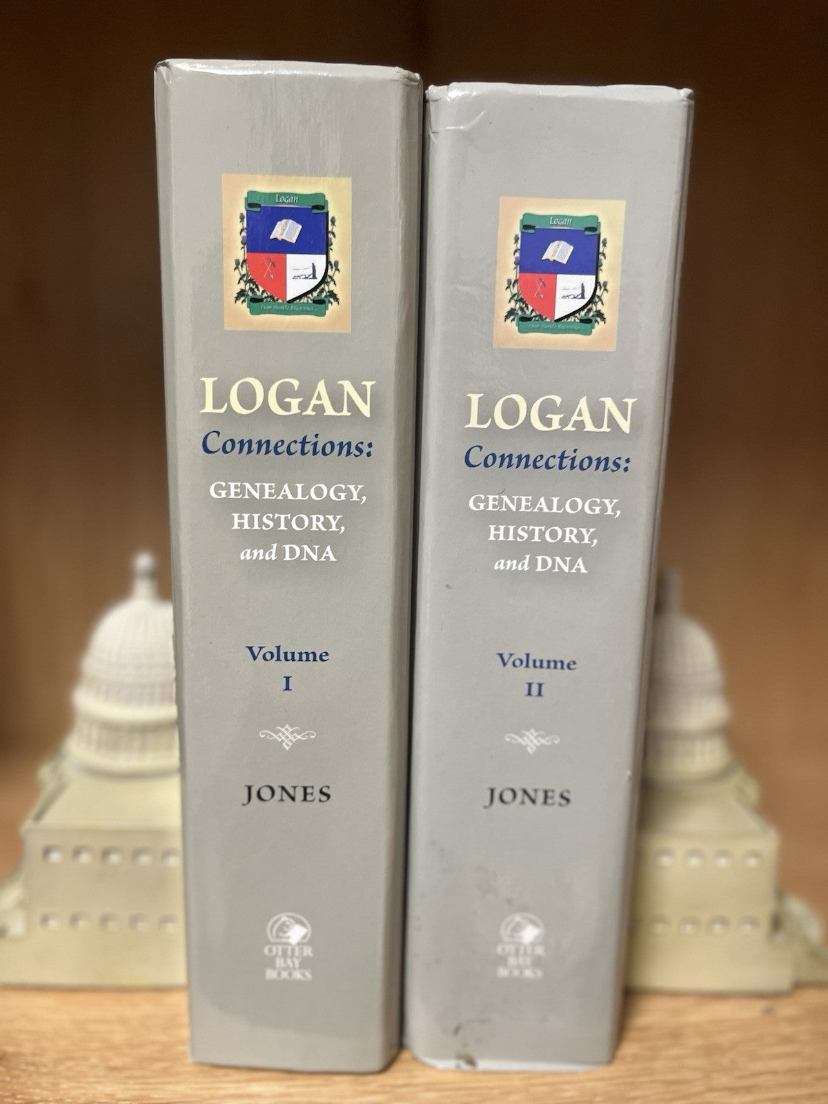 Logan Connections Genealogy,History and DNA Volume I and 2 Sets